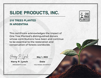 April Certificate 210 Trees