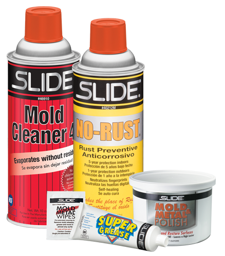 Mold Release, Mold Cleaner & Rust Prevention Free Samples | Slide Products